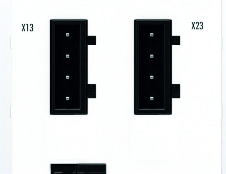 Motor slot | X23 1: