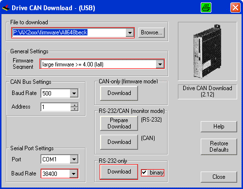 Firmware Update 1: