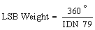 IDN 79 (S-0-0079) Rotational Position Resolution 1:
