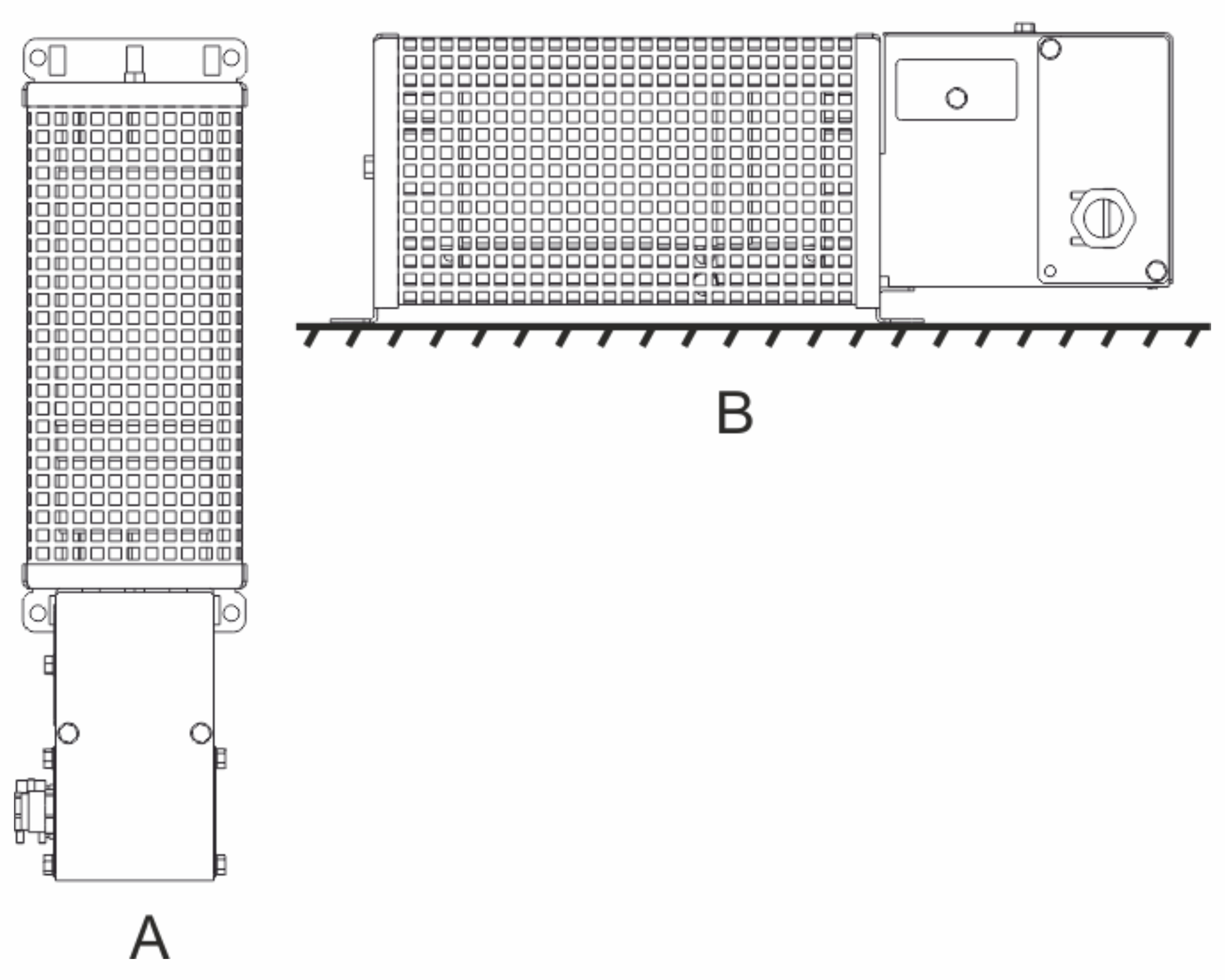 Installation position 1: