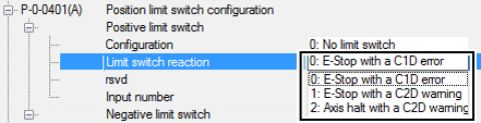 Limit switch monitoring 3: