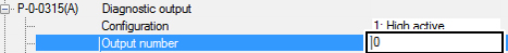 Diagnostic output 3: