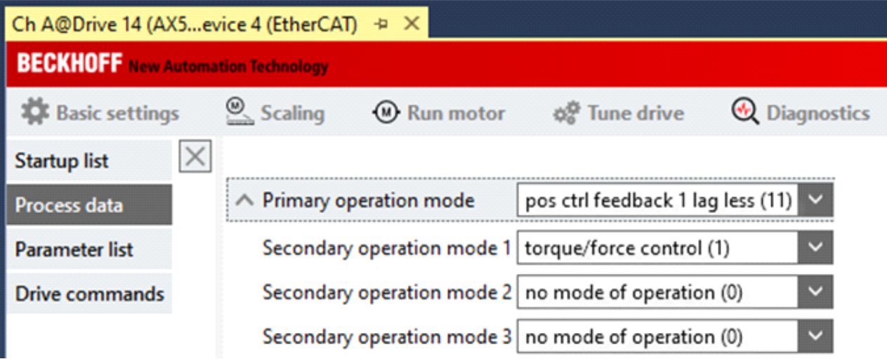 Operation modes 1: