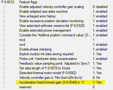 Acceleration pre-control 3: