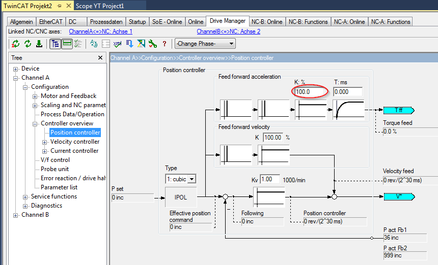 Acceleration pre-control 7: