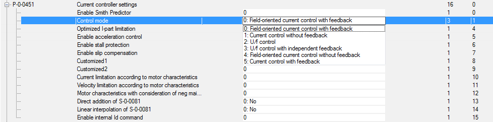 Motor types and operation modes 2: