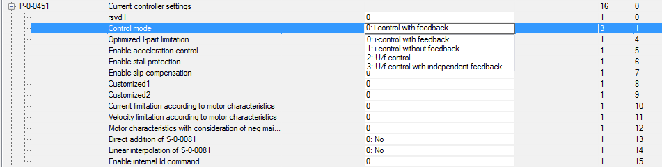 Motor types and operation modes 4: