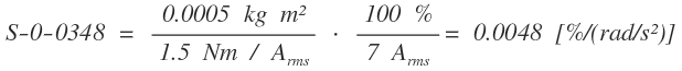 S-0-0348 Acceleration feed forward gain 3: