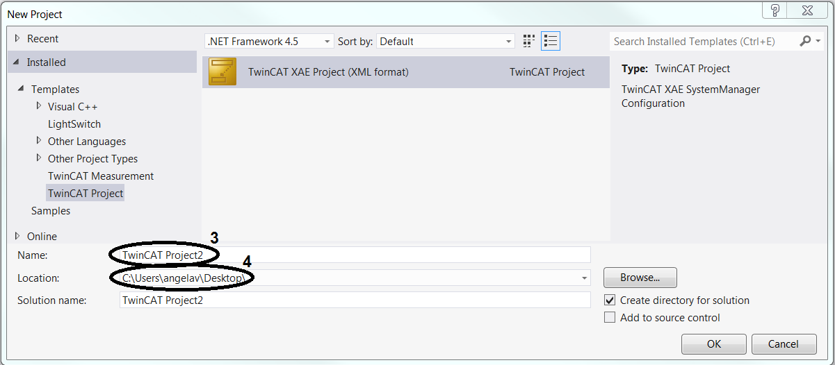 Creating a project 2: