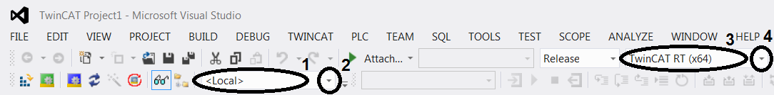 Select target system 1: