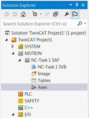 Creating an NC axis 1: