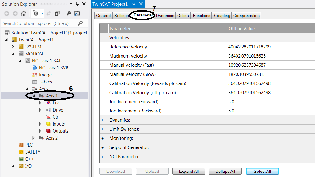 Specifying velocities 4: