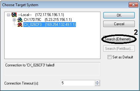 Select target system 2: