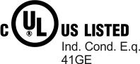 UL approval for devices above 60A for the US and Canada 2: