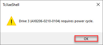 Firmware downgrade | Firmware version V1.07 or higher to (V1.03–V1.06) 7: