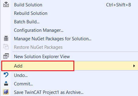 Inserting a project 2: