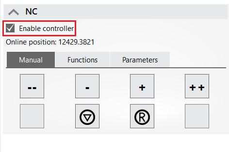 Manual operation 1: