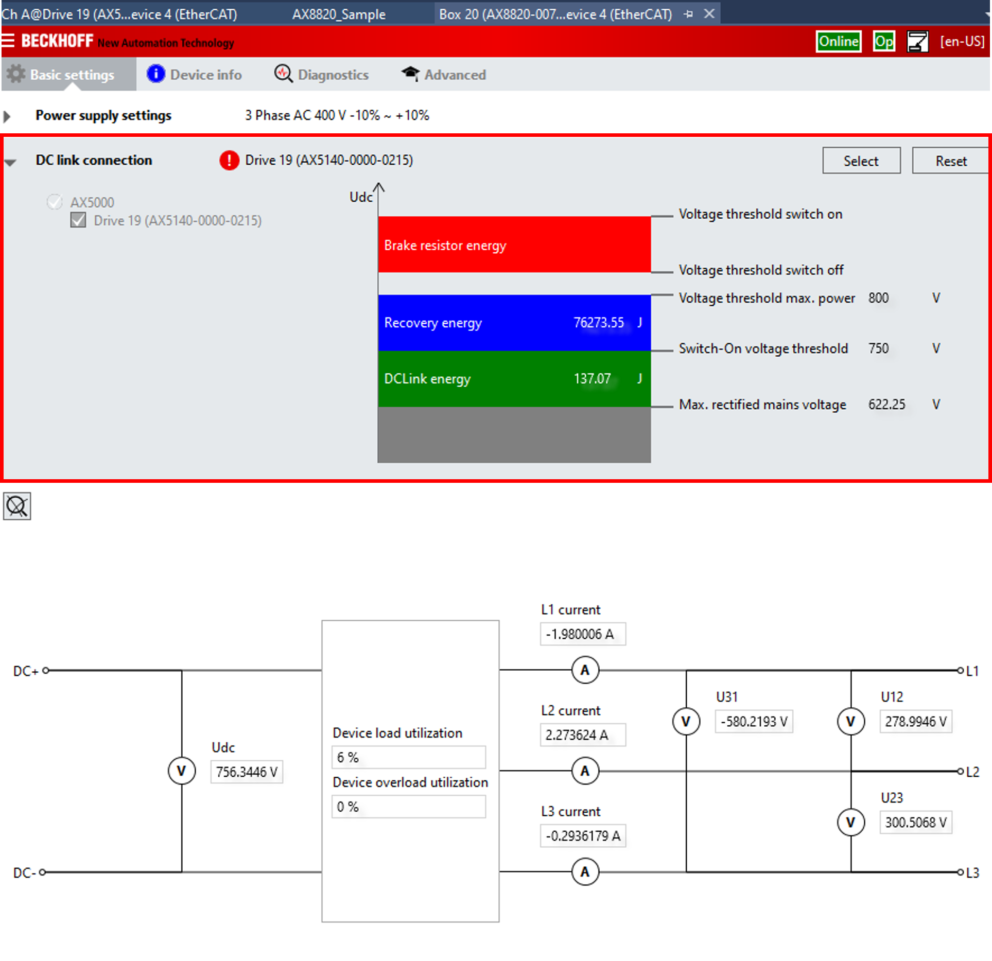Commissioning the AX8820 13: