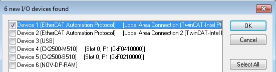 Appending an EtherCAT device 2: