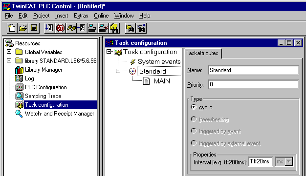 Measuring the PLC cycle time 1: