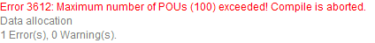 TwinCAT PLC - Error codes 1: