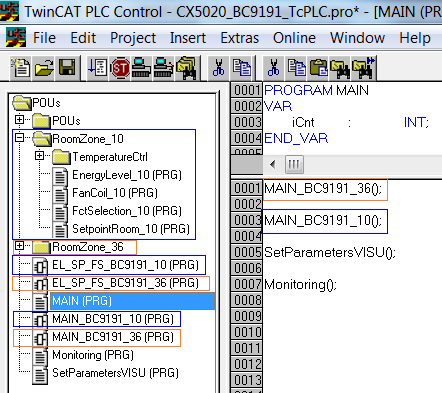 BC9191 in Master /Slave mode 2: