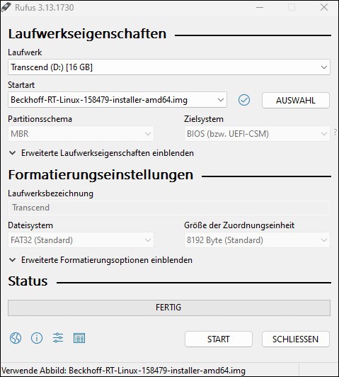 Create bootable USB stick 1:
