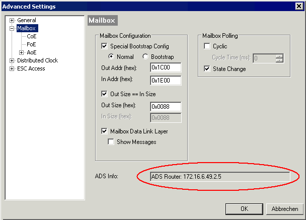 Example: Parameterization with the KS2000 configuration software 5: