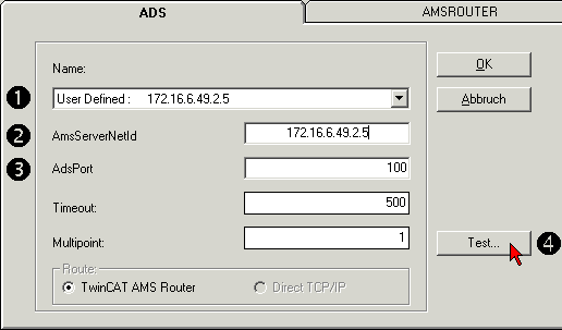 Example: Parameterization with the KS2000 configuration software 6: