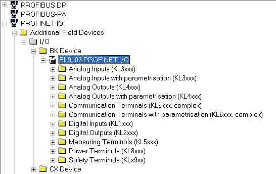 Configuration example with Step 7 2: