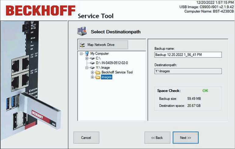 Creating a backup 3: