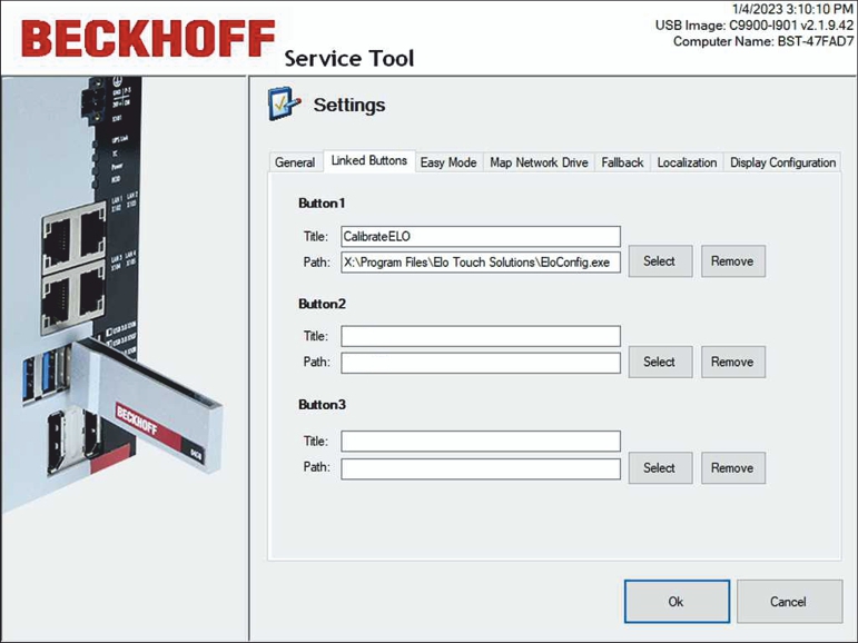 Configuring Linked buttons 1: