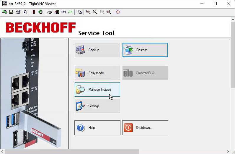 Remote access with TightVNC 3:
