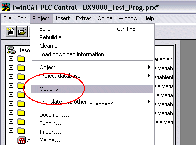Up- and downloading of programs 1: