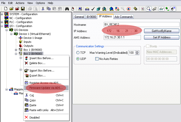 Firmware-Update BX9000 2: