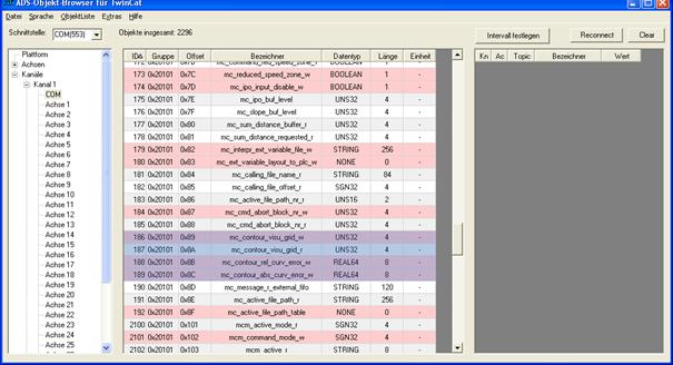 ADS access via Object Browser 2: