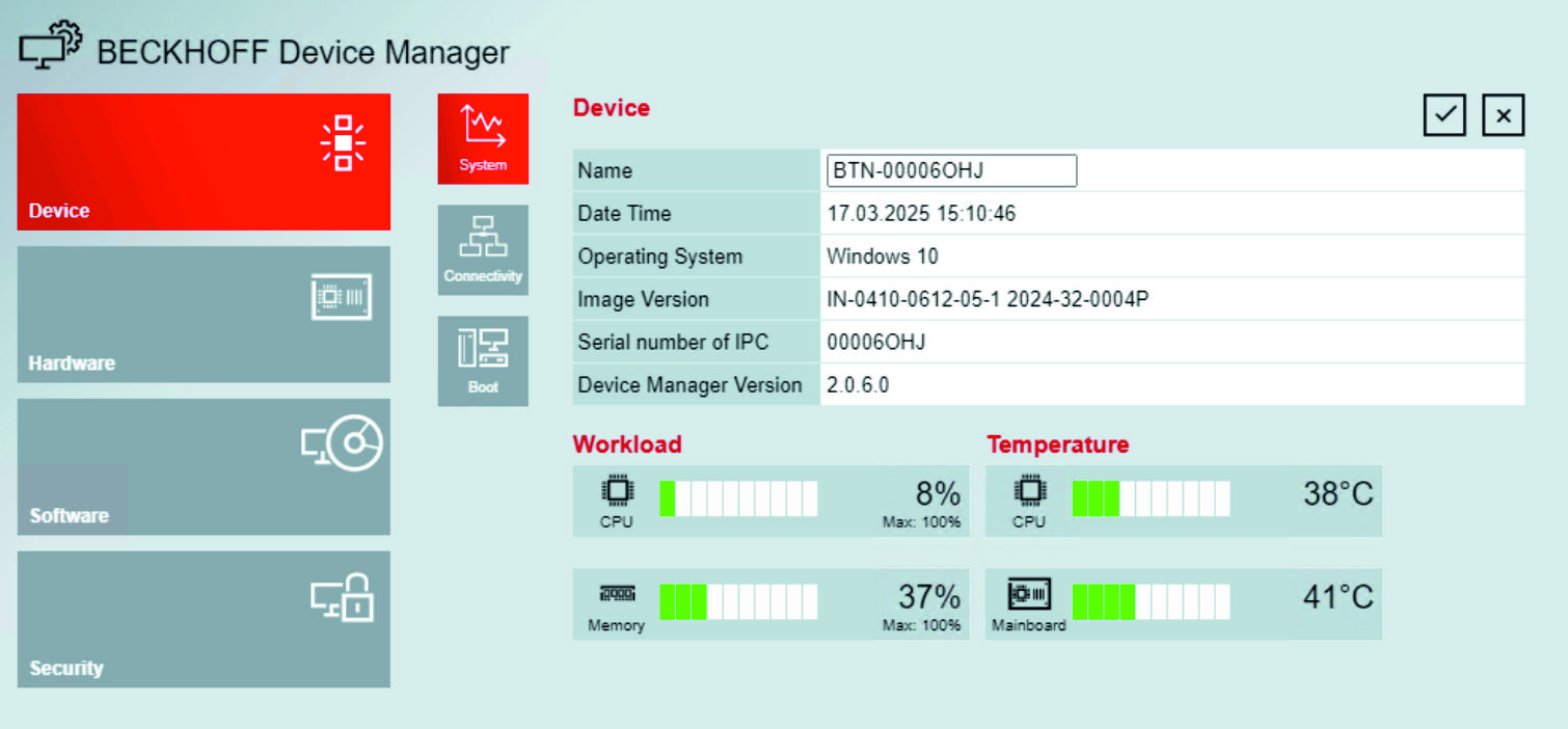 Beckhoff Device Manager 2:
