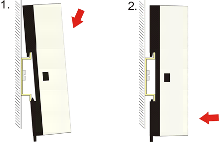 CU1123-00x0, CU1124 - Mounting and removal 2: