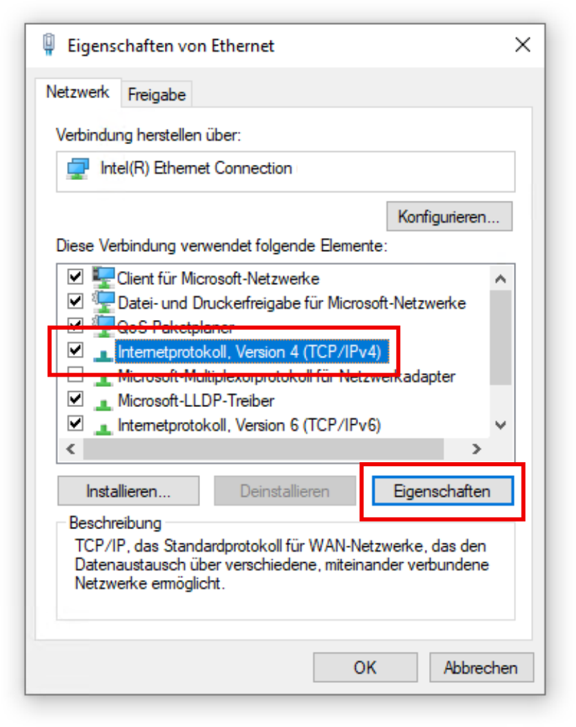 A dedicated TCP/IP port 2: