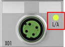 Downlink ports X01 ... X08 3: