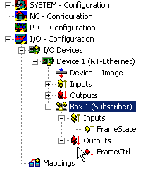 Configuration of the Subscriber 3: