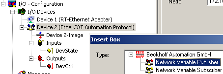 Setting up: Real-time Ethernet (Publisher/Subscriber, EAP push) 4: