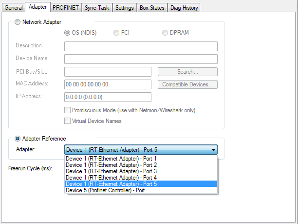 Setting up: PROFINET Controller/Device 3: