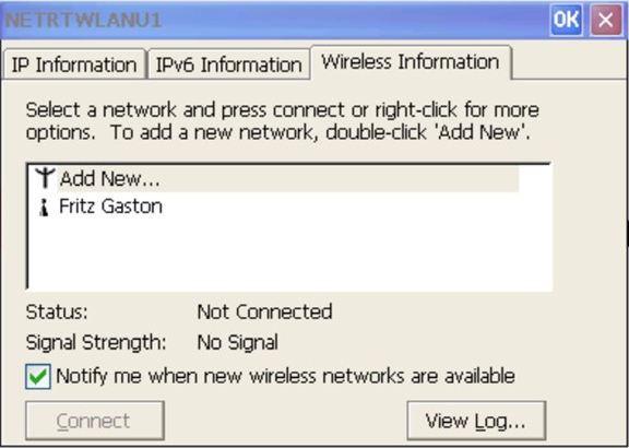 Connecting to WLAN 1: