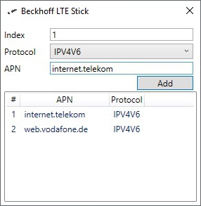 Set up Access Point Name (APN) 3: