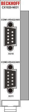 CX1020-N031/41 connections 1:
