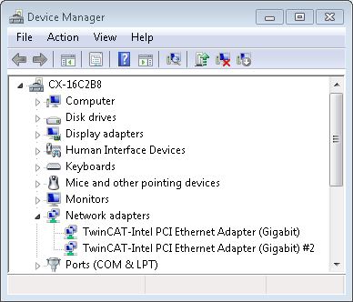 Identification of the Ethernet interfaces (X000, X001) 2: