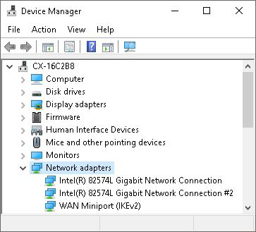 Identification of the Ethernet interfaces (X000, X001) 2: