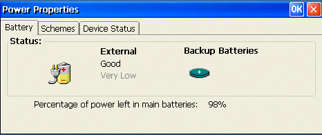 Battery driver for Windows CE 2: