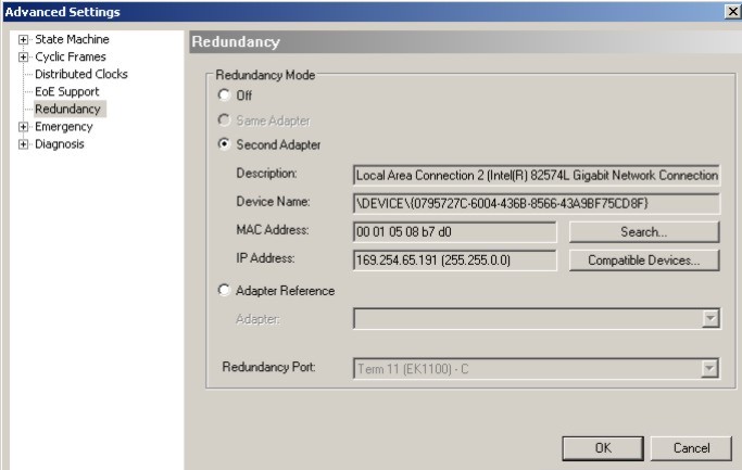 EtherCAT cable redundancy 2: